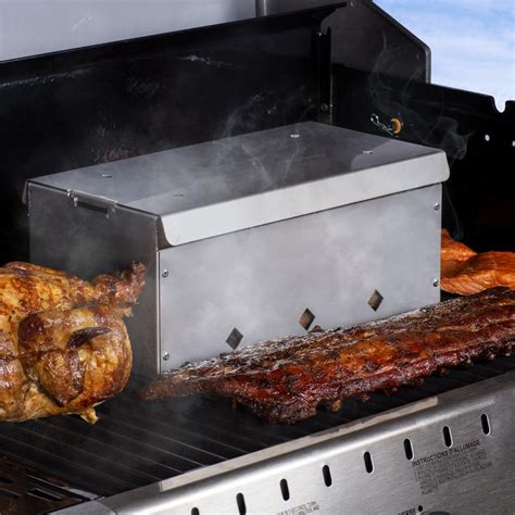 smokerin stainless steel smoker box|stainless steel meat smoker.